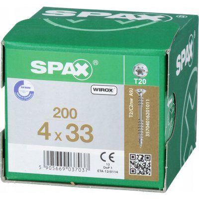 SPAX Šrouby do podlahových desek 4x33mm 200ks – Hledejceny.cz