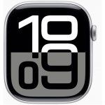 Apple Watch Series 10 46mm stříbrný hliník s oblačně modrým provlékacím řemínkem MWWN3QC/A – Zboží Živě