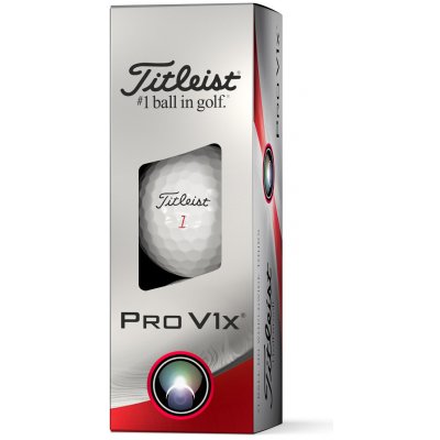 Titleist Pro V1x 2023 bílé 3 ks – Zboží Mobilmania