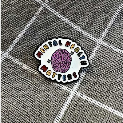 Pinarna Mental health matters Na duševním zdraví záleží bílý – Hledejceny.cz