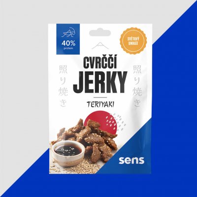 Sens Foods Cvrččí jerky Světový unikát TERIYAKI 25 g – Hledejceny.cz