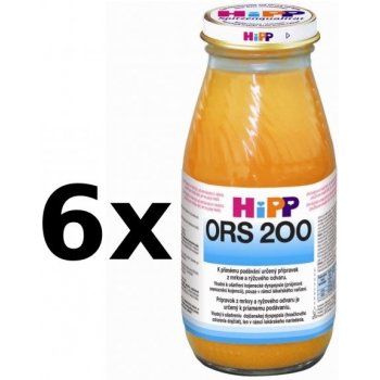 HiPP ORS 200 Mrkev-rýže 6 x 200 ml