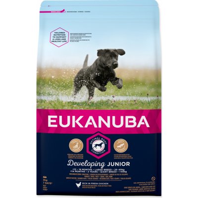 Eukanuba Developing Junior Large Breed 3 kg – Zboží Mobilmania
