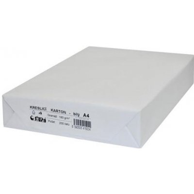 Davona Kreslicí karton A4 (180g/m2, 200ks) bílý – Zboží Dáma