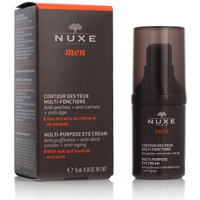 Nuxe Men Multi-Purpose Eye Cream oční protivráskový krém proti otokům a tmavým kruhům 15 ml – Zboží Mobilmania
