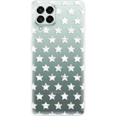 Pouzdro iSaprio - Stars Pattern Samsung Galaxy M53 5G bílé – Zboží Mobilmania