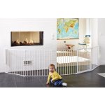 BabyDan Prostorová zábrana New Flex XXL bílá 90-350 cm – Zboží Mobilmania
