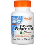 Doctor's Best Folát kyselina listová Quatrefolic­­ 400 mcg 90 kapslí – Hledejceny.cz