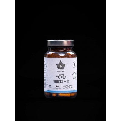 Puhdistamo Triple Zinc 25 mg + Vitamin C 60 kapslí – Hledejceny.cz