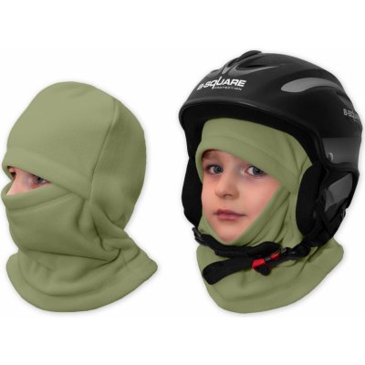 zimní lyžařská kukla flísová zelená – Sleviste.cz