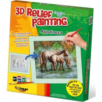 Mirage hobby kreativní sada 3D malování Klisna Appaloosa s hříbětem – Hledejceny.cz