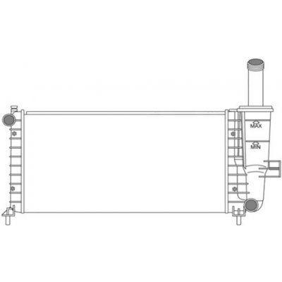 Chladič vody Fiat Punto II (188) 99-03 1.2 | Zboží Auto
