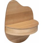 Atmosphera for kids Dekorační nástěnná police OLM, 49,5 x 39,5 cm hnědá – Sleviste.cz