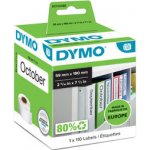 Dymo S0722480 190 mm x 59 mm bílé 110 etiket – Zboží Dáma