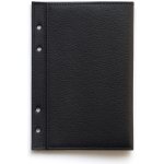 Obal na diář A6 kožený černý Barva Černá Kůže Elegant – Zboží Dáma