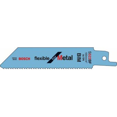 Bosch 2608656269 Pilový plátek do pily ocasky S 522 BF Flexible for Metal – Hledejceny.cz