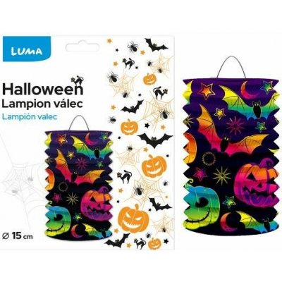 Lampion 15cm válec HALLOWEEN dýně LUMA – Hledejceny.cz