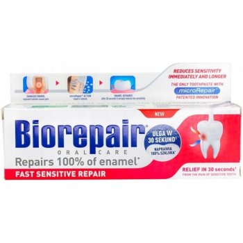 Biorepair Plus Sensitivity Control zubní pasta pro citlivé zuby 75 ml