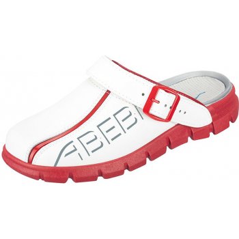 Abeba 7313 ESD SRC pantofle bílá/červená