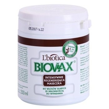L'biotica Biovax maska pro oslabené a vypadávající vlasy 250 ml