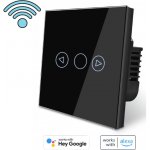 Milio Skleněný nástěnný dotykový stmívač WIFI - černý 9619 – Hledejceny.cz