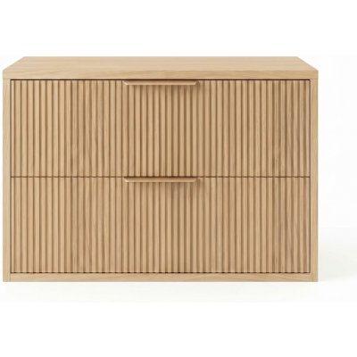 Rea Mono skříňka 60x47x48 cm pod umyvadlo závěsná dub REA-M0408 – Sleviste.cz