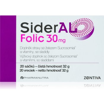 Sideral Folic 30 mg 20 sáčků