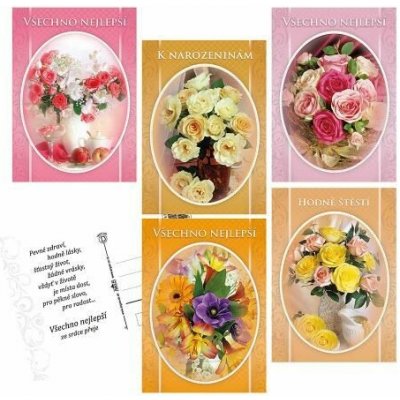 ARGUS Pohlednice k narozeninám,k svátkúm 06150582-c – Hledejceny.cz