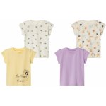 lupilu Dívčí triko s BIO bavlnou kusy bílá žlutá – Zboží Dáma