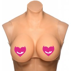 Master Series Perky Pair D Cup Silicone Breasts