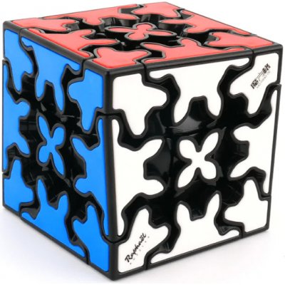 Rubikova kostka QiYi 3x3x3 Gear cube černá