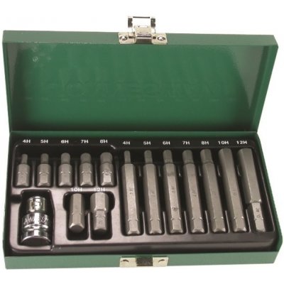 bitů Imbus, H4 H12, délky 30 a 75 mm, 15 kusů Jonnesway S29H4115S – Zboží Dáma