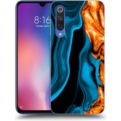 Pouzdro Picasee silikonové Xiaomi Mi 9 SE - Gold blue černé – Zbozi.Blesk.cz