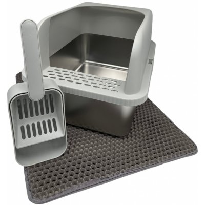 ComfortSteel Kočičí toaleta 36 x 30 x 51 cm – Zboží Mobilmania