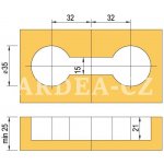 spojovací šroub pracovní desky QUICK 35 -150mm – Hledejceny.cz