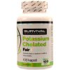 Vitamín a minerál Power Survival Draslík Potassium Chelated Fair 100 kapslí