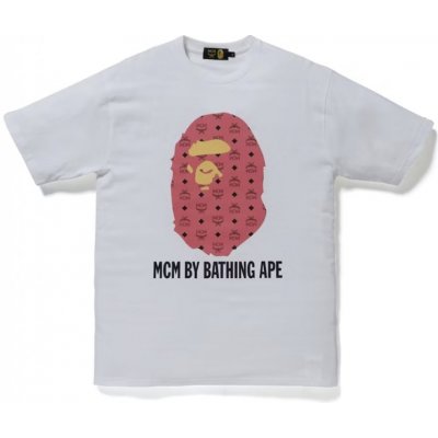 BAPE x MCM By Bathing Tee White Pink – Hledejceny.cz