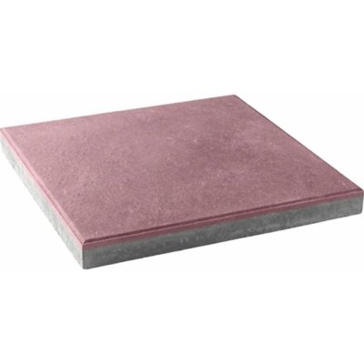 Presbeton hladká 40 x 40 x 4 cm červená 1 ks – Zbozi.Blesk.cz