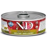 N&D Cat QUINOA Adult Duck & Coconut 80 g – Hledejceny.cz