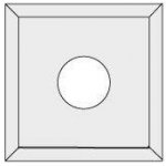 Igm NT žiletka tvrdokovová Z4 - 10,5x10,5x1,5 Lamino MDF NT13863 – Zboží Mobilmania