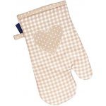 SCANquilt chňapka RUKAVICE DEKORO pepito + srdce béžovobílá 14 x 31 cm – Zbozi.Blesk.cz