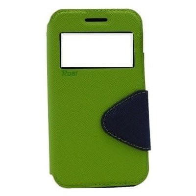 ROAR View Fancy Flip Diary Samsung Galaxy J5 J500 - modro/limetkové – Sleviste.cz