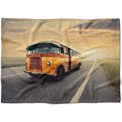 Impar fleece deka Retro autobus Podšití beránkem NE 200x140 – Zbozi.Blesk.cz