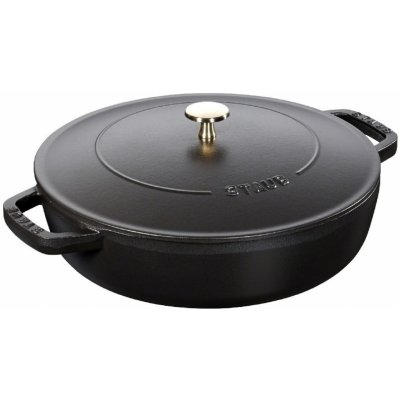 Staub Chistera kastrol s poklicí 24 cm 2,4 l černý – Zbozi.Blesk.cz