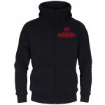 Mikina Arsenal FC černá kapuce zip – Sleviste.cz