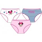 E plus M dívčí bavlněné spodní prádlo / kalhotky Minnie Mouse Disney 3ks