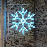 DECOLED Easy Fix 2D LED světelná vločka VII, Ø 66 cm, studená bílá s Flash, sada na veřejné osvětlení, hliník – Hledejceny.cz