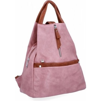 Herisson dámská kabelka batůžek pudrová růžová HR1452B587 – Zboží Mobilmania
