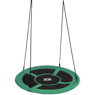 Aga závěsný houpací kruh 110 cm tmavě zelená