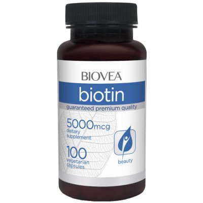 Biovea Biotin 5000 mcg 100 kapslí – Hledejceny.cz